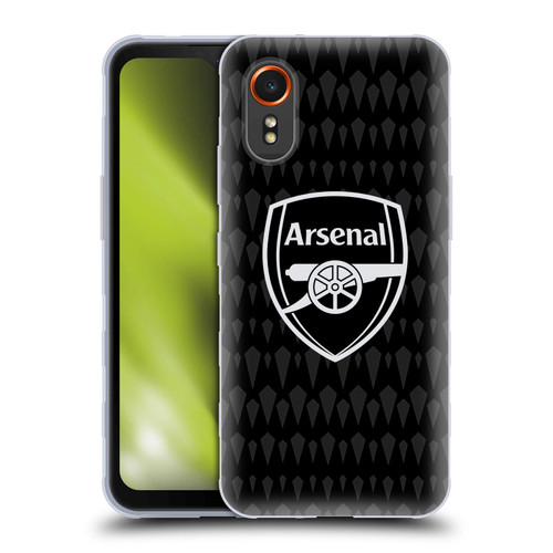 Arsenal FC 2023/24 Crest Kit Home Goalkeeper Soft Gel Case for Samsung Galaxy Xcover7 5G