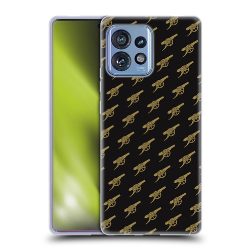 Arsenal FC Crest Patterns Gunners Soft Gel Case for Motorola Moto Edge 40 Pro