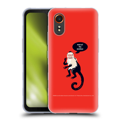 Friends TV Show Iconic Marcel The Monkey Soft Gel Case for Samsung Galaxy Xcover7 5G