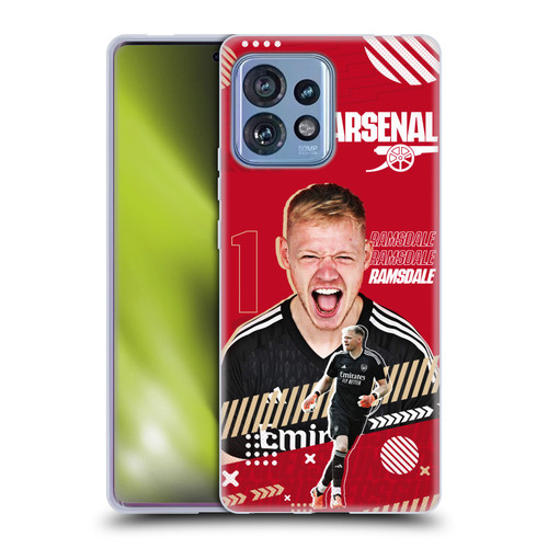 Arsenal FC 2023/24 First Team Aaron Ramsdale Soft Gel Case for Motorola Moto Edge 40 Pro