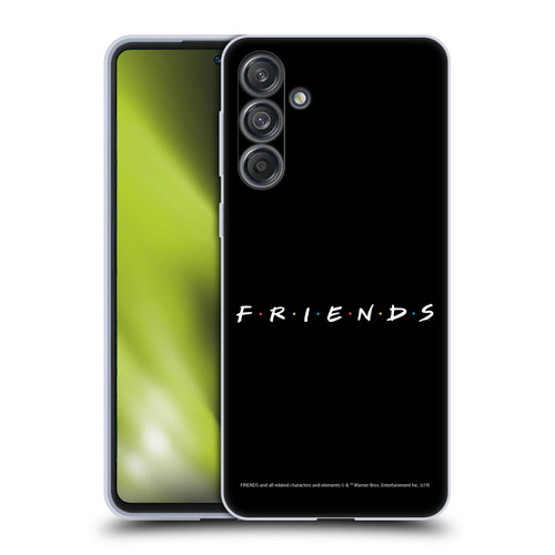 Friends TV Show Logos Black Soft Gel Case for Samsung Galaxy M55 5G