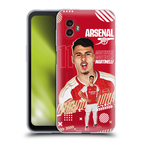 Arsenal FC 2023/24 First Team Gabriel Soft Gel Case for Samsung Galaxy Xcover6 Pro/Pro2