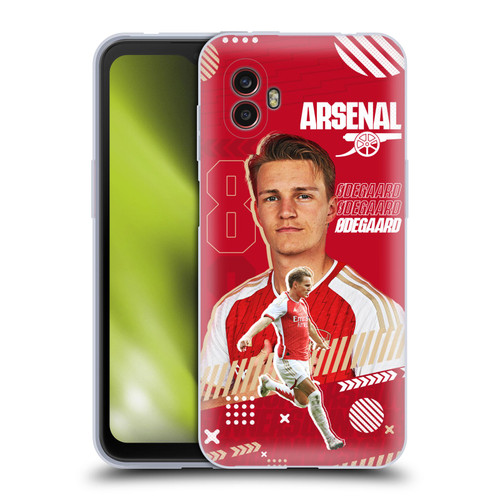Arsenal FC 2023/24 First Team Martin Ødegaard Soft Gel Case for Samsung Galaxy Xcover6 Pro/Pro2