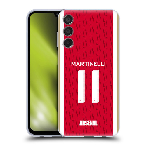 Arsenal FC 2023/24 Players Home Kit Gabriel Soft Gel Case for Samsung Galaxy M15/F15 5G