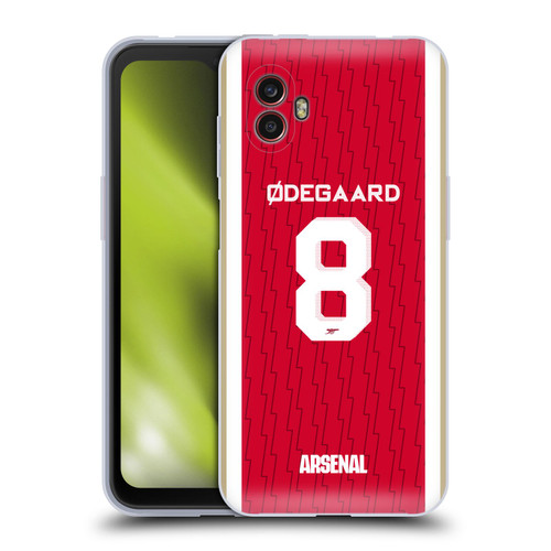 Arsenal FC 2023/24 Players Home Kit Martin Ødegaard Soft Gel Case for Samsung Galaxy Xcover6 Pro/Pro2