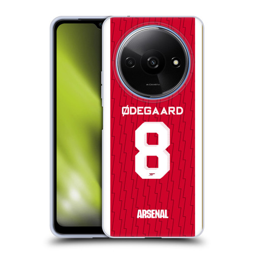 Arsenal FC 2023/24 Players Home Kit Martin Ødegaard Soft Gel Case for Xiaomi Redmi A3