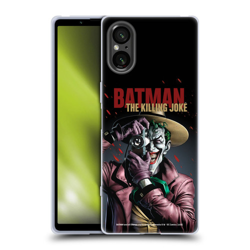 Batman DC Comics Famous Comic Book Covers Joker The Killing Joke Soft Gel Case for Sony Xperia 5 V 5G