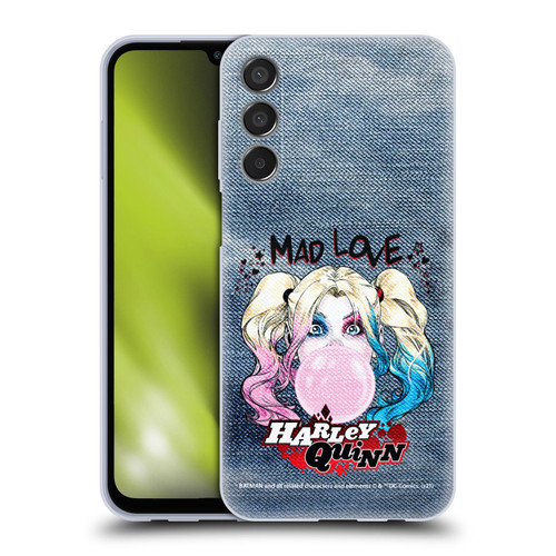 Batman DC Comics Harley Quinn Graphics Bubblegum Soft Gel Case for Samsung Galaxy M15/F15 5G