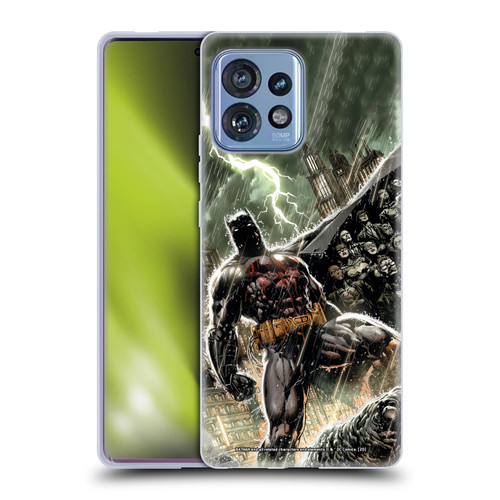 Batman DC Comics Iconic Comic Book Costumes Batman Eternal Soft Gel Case for Motorola Moto Edge 40 Pro