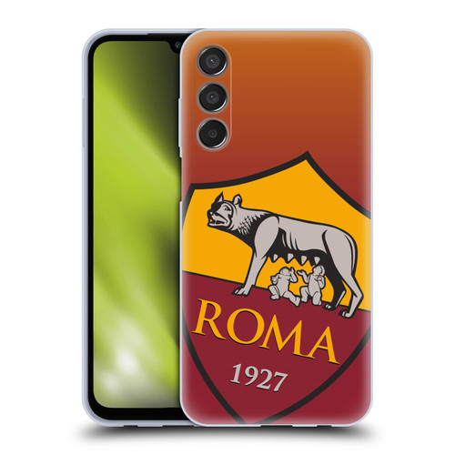 AS Roma Crest Graphics Gradient Soft Gel Case for Samsung Galaxy M15/F15 5G