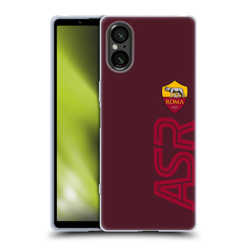 AS Roma Crest Graphics Oversized Soft Gel Case for Sony Xperia 5 V 5G