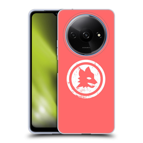 AS Roma Crest Graphics Pink Distressed Soft Gel Case for Xiaomi Redmi A3