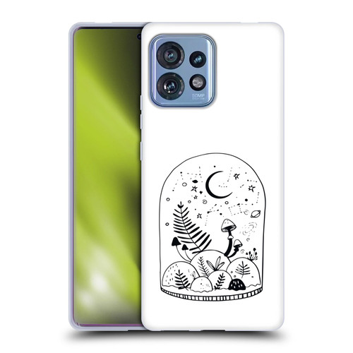 Haroulita Celestial Tattoo Terrarium Soft Gel Case for Motorola Moto Edge 40 Pro