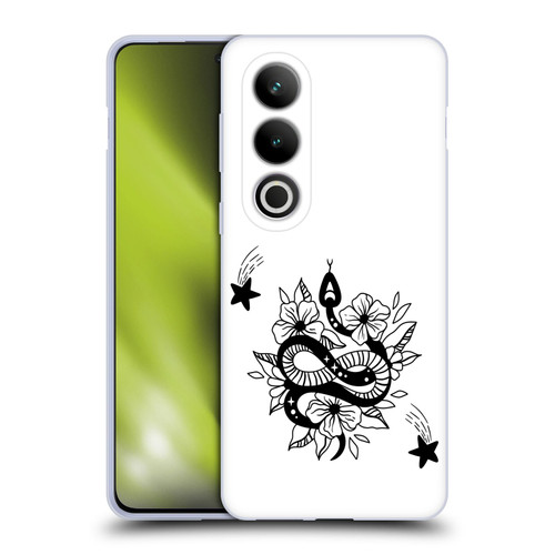 Haroulita Celestial Tattoo Snake And Flower Soft Gel Case for OPPO OnePlus Ace 3V 5G