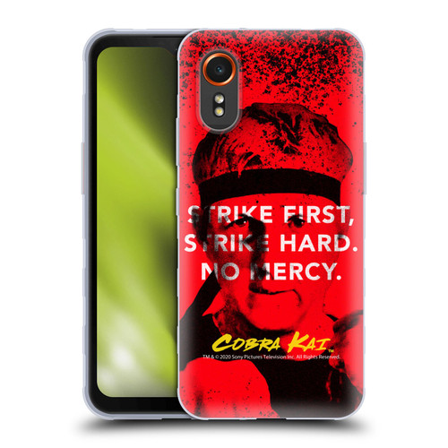 Cobra Kai Composed Art John Lawrence Strike Soft Gel Case for Samsung Galaxy Xcover7 5G