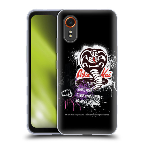 Cobra Kai Composed Art No Mercy Logo Soft Gel Case for Samsung Galaxy Xcover7 5G