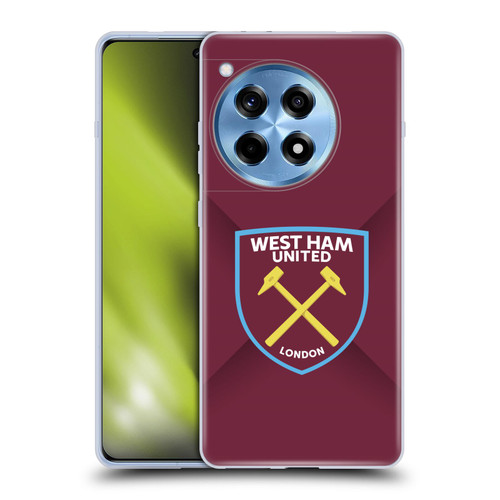 West Ham United FC Crest Gradient Soft Gel Case for OPPO OnePlus Ace 3 5G
