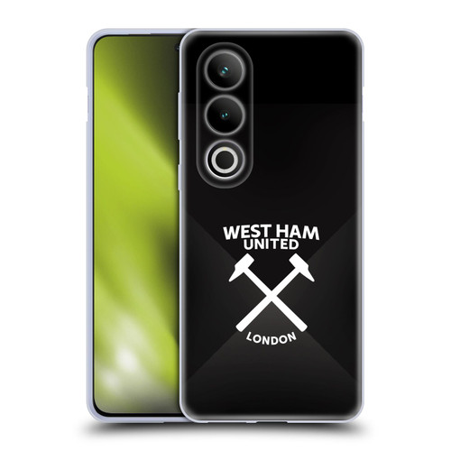 West Ham United FC Hammer Marque Kit Black & White Gradient Soft Gel Case for OPPO OnePlus Ace 3V 5G