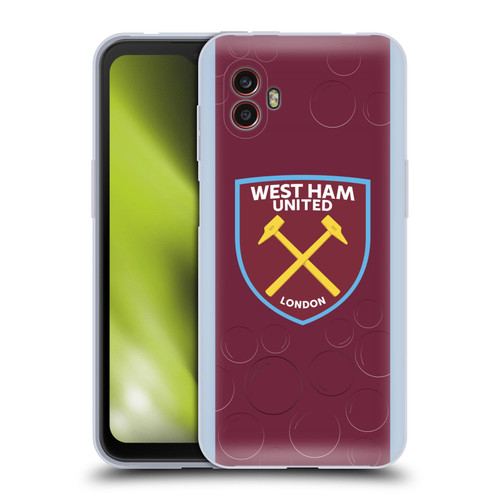 West Ham United FC 2023/24 Crest Kit Home Soft Gel Case for Samsung Galaxy Xcover6 Pro/Pro2