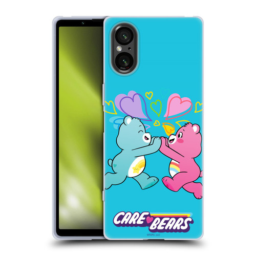 Care Bears Characters Funshine, Cheer And Grumpy Group 2 Soft Gel Case for Sony Xperia 5 V 5G