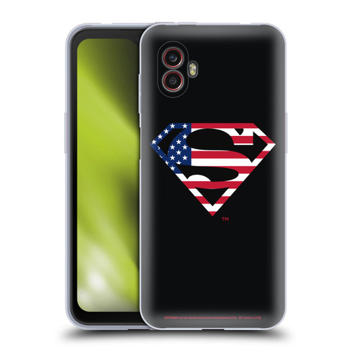 Superman DC Comics Logos U.S. Flag 2 Soft Gel Case for Samsung Galaxy Xcover6 Pro/Pro2