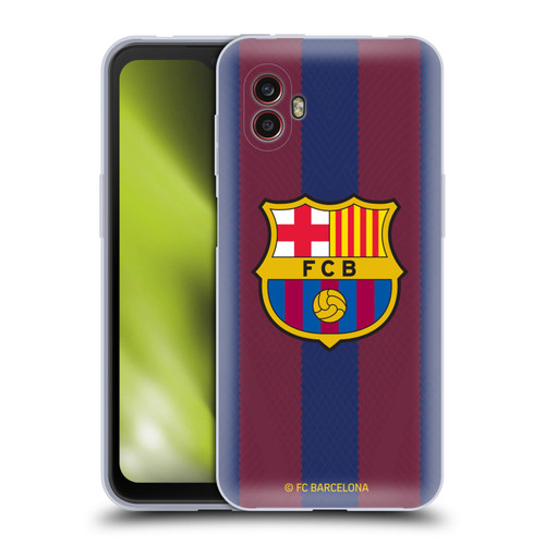 FC Barcelona 2023/24 Crest Kit Home Soft Gel Case for Samsung Galaxy Xcover6 Pro/Pro2