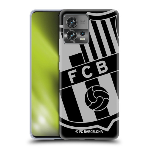 FC Barcelona Crest Oversized Soft Gel Case for Motorola Moto Edge 30 Fusion