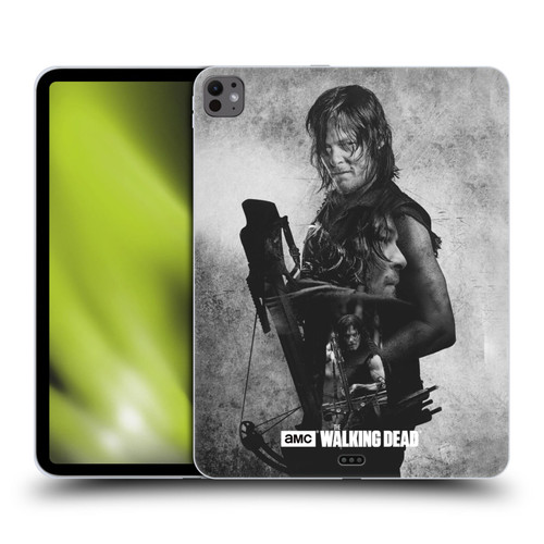 AMC The Walking Dead Double Exposure Daryl Soft Gel Case for Apple iPad Pro 13 M4 2024