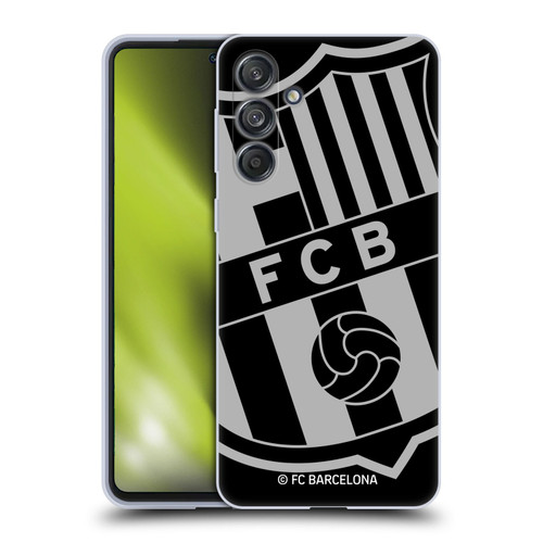 FC Barcelona Crest Oversized Soft Gel Case for Samsung Galaxy M55 5G