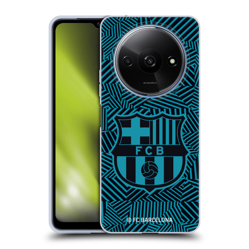 FC Barcelona Crest Black Soft Gel Case for Xiaomi Redmi A3