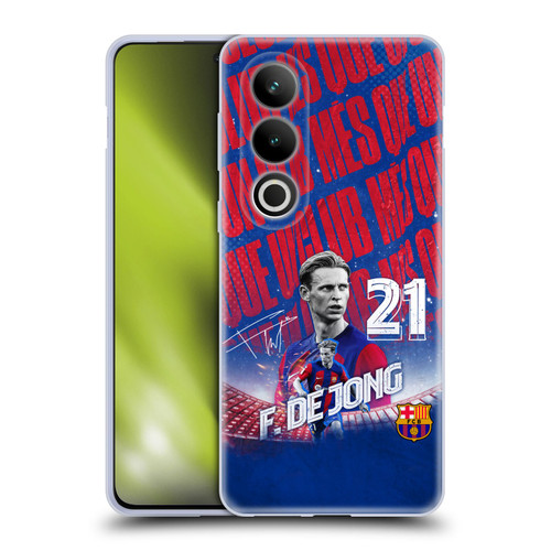 FC Barcelona 2023/24 First Team Frenkie de Jong Soft Gel Case for OPPO OnePlus Ace 3V 5G