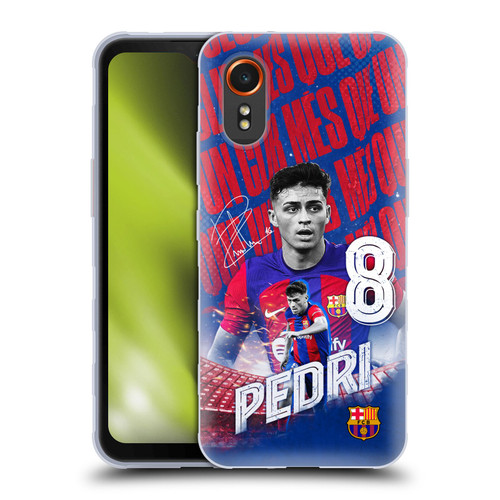 FC Barcelona 2023/24 First Team Pedri Soft Gel Case for Samsung Galaxy Xcover7 5G