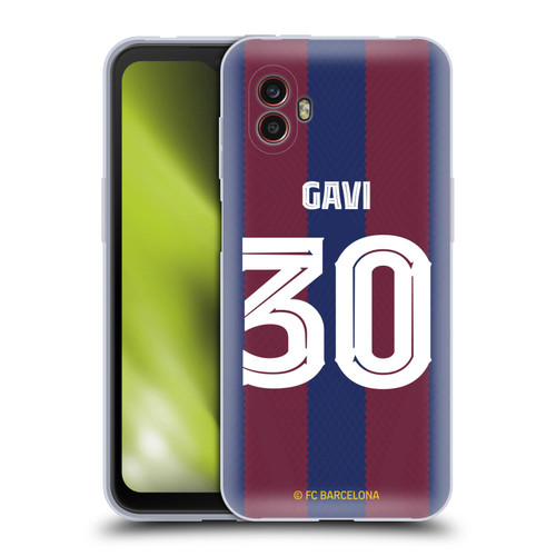 FC Barcelona 2023/24 Players Home Kit Gavi Soft Gel Case for Samsung Galaxy Xcover6 Pro/Pro2