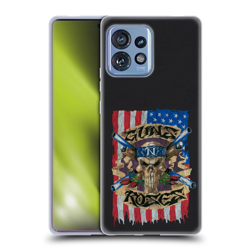 Guns N' Roses Band Art Flag Soft Gel Case for Motorola Moto Edge 40 Pro