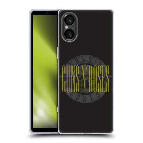 Guns N' Roses Band Art Bullet Soft Gel Case for Sony Xperia 5 V 5G