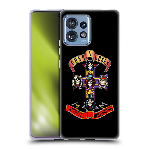 Guns N' Roses Key Art Appetite For Destruction Soft Gel Case for Motorola Moto Edge 40 Pro