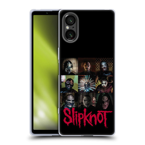 Slipknot Key Art Blocks Soft Gel Case for Sony Xperia 5 V 5G