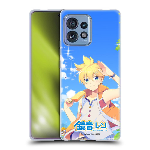 Hatsune Miku Characters Kagamine Len Soft Gel Case for Motorola Moto Edge 40 Pro