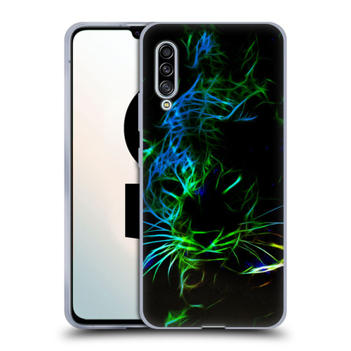 Simone Gatterwe Animals Neon Leopard Soft Gel Case for Samsung Galaxy A90 5G (2019)