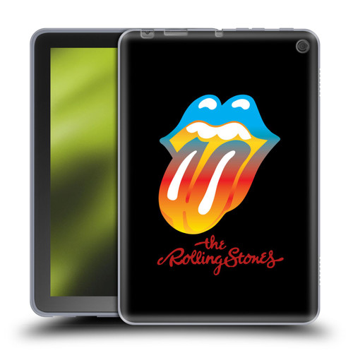 The Rolling Stones Graphics Rainbow Tongue Soft Gel Case for Amazon Fire HD 8/Fire HD 8 Plus 2020
