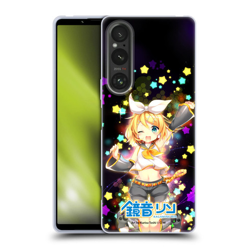 Hatsune Miku Characters Kagamine Rin Soft Gel Case for Sony Xperia 1 V 5G