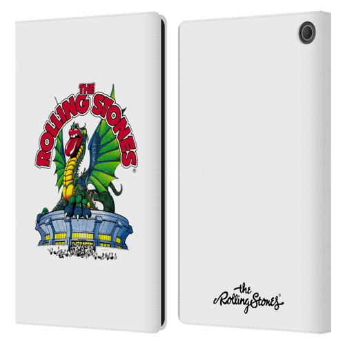 The Rolling Stones Key Art Dragon Leather Book Wallet Case Cover For Amazon Fire Max 11 2023