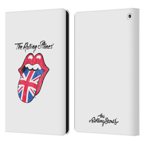 The Rolling Stones Key Art Uk Tongue Leather Book Wallet Case Cover For Amazon Fire HD 8/Fire HD 8 Plus 2020