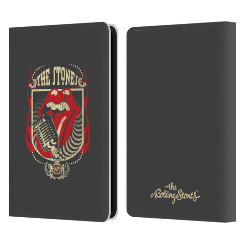 The Rolling Stones Key Art Jumbo Tongue Leather Book Wallet Case Cover For Amazon Kindle 11th Gen 6in 2022