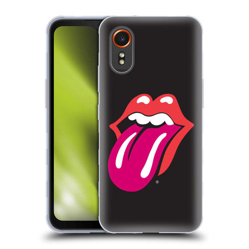 The Rolling Stones Graphics Pink Tongue Soft Gel Case for Samsung Galaxy Xcover7 5G