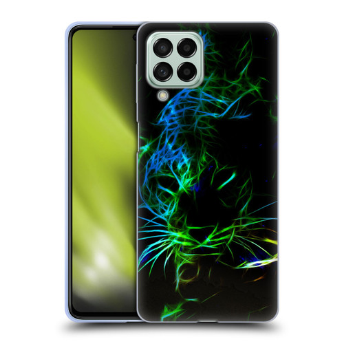 Simone Gatterwe Animals Neon Leopard Soft Gel Case for Samsung Galaxy M53 (2022)