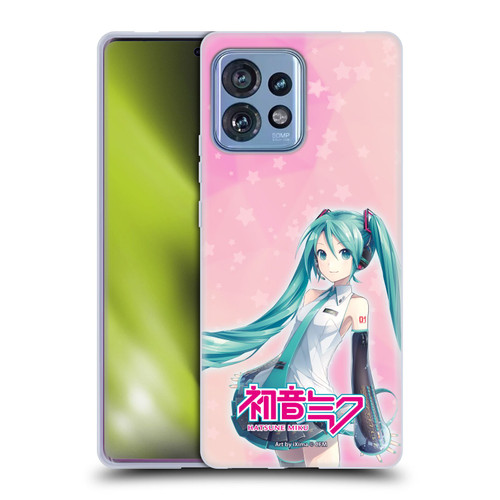 Hatsune Miku Graphics Star Soft Gel Case for Motorola Moto Edge 40 Pro
