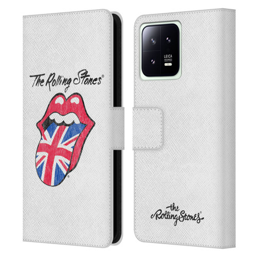 The Rolling Stones Key Art Uk Tongue Leather Book Wallet Case Cover For Xiaomi 13 5G