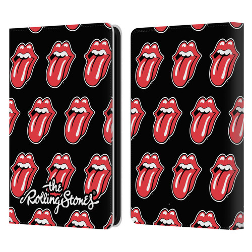 The Rolling Stones Licks Collection Tongue Classic Pattern Leather Book Wallet Case Cover For Amazon Kindle 11th Gen 6in 2022