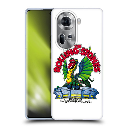 The Rolling Stones Key Art Dragon Soft Gel Case for OPPO Reno11